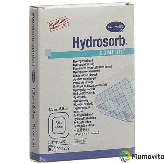 Hydrosorb Comfort Hydrogel 4.5x6.5cm Steril 5 Stück buy online