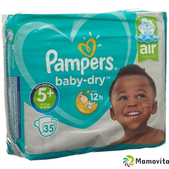 Pampers Baby Dry Grösse 5+ 12-17kg Jun Pl Sparpa 36 Stück buy online