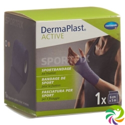 Dermaplast Active sports bandage 6cmx5m blue