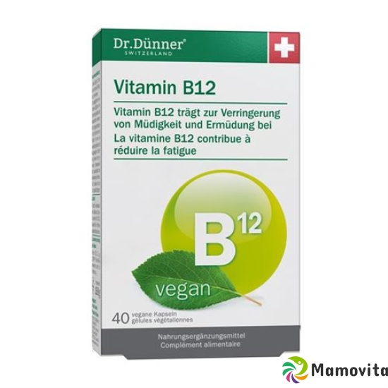 Dr. Dünner Vitamin B12 Capsules vegan 40 pieces buy online