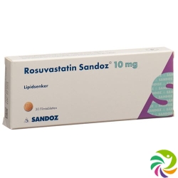 Rosuvastatin Sandoz Filmtabletten 10mg 30 Stück