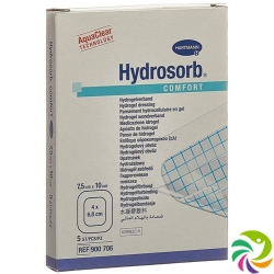 Hydrosorb Comfort Hydrogel 7.5x10cm Steril 5 Stück