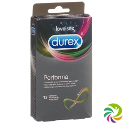 Durex Performa Präservativ für längeren Sex 12 Stück