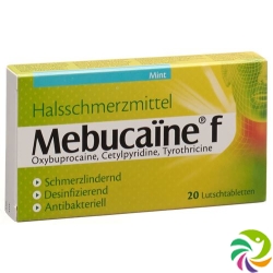 Mebucaine F Lutschtabletten Mint 20 Stück