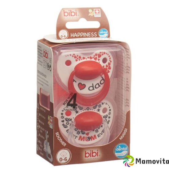 Bibi Nuggi Dental Happiness Ring 0-6 Mum/Dad Duopremium buy online