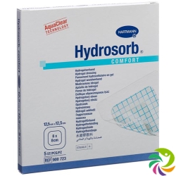 Hydrosorb Comfort Hydrogel 12.5x12.5cm Steril 5 Stück