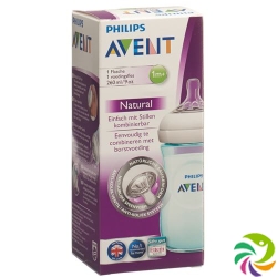 Avent Philips Naturnah Flasche 260ml Türkis (neu)