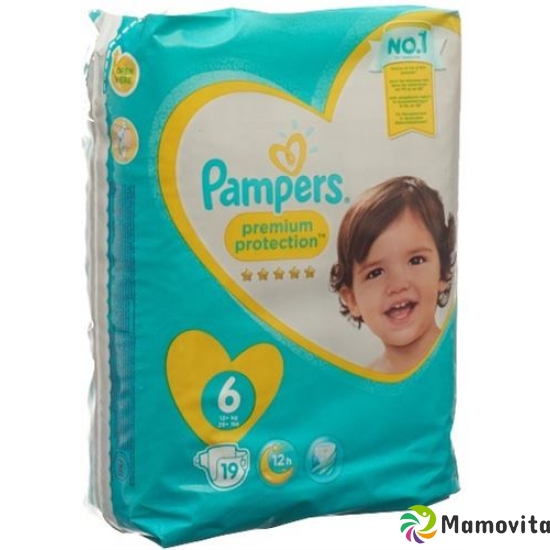 Pampers Premium Prot Grösse 6 15+kg Tragepack 19 Stück buy online