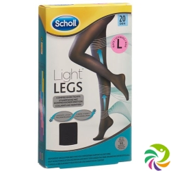 Scholl Lightlegs Strumpfhose 20 DEN L Schwarz 1 Paar