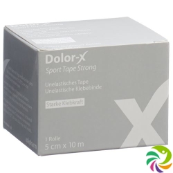 Dolor-x Sport Tape Strong 5cmx10m Weiss 12 Stück