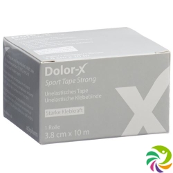 Dolor-x Sport Tape Strong 3.8cmx10m Weiss 12 Stück