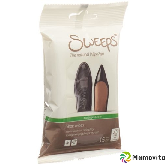 Sweeps Feuchttücher Schuhe Beutel 15 Stück buy online