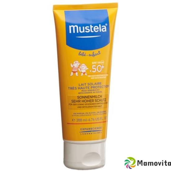 Mustela Sonnenschutz Sonnenmilch SPF 50+ Neu 200ml buy online