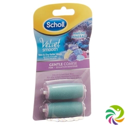 Scholl Velvet Smooth Pedi Roll Fein Meeresmi 2 Stück