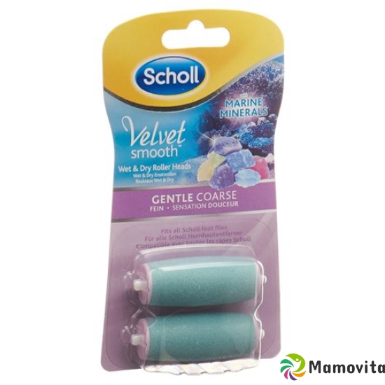 Scholl Velvet Smooth Pedi Roll Fein Meeresmi 2 Stück buy online