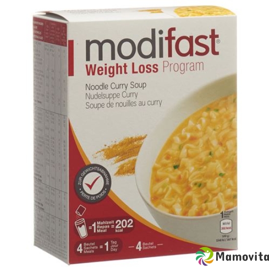 Modifast Programme noodle soup curry (new) 4x 55g buy online