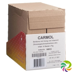 Carmol Lutschbonbons Zitrone Beutel 75g