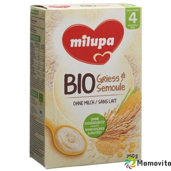 Milupa Bio Griess nach 4 Monaten 250g buy online