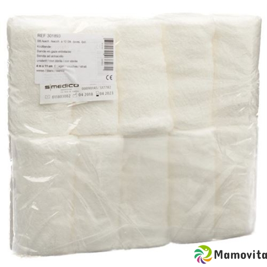 Kruellbinde Schlingengaze 11cmx4m Weiss 10 Stück buy online