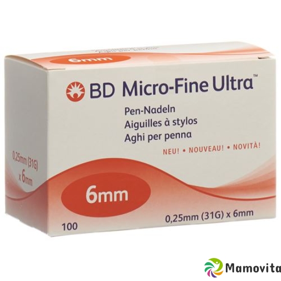 BD Micro-Fine Ultra Pen-Nadel 0.25x6mm 100 Stück buy online