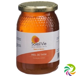 Soleil Vie Thymianhonig 100% Natürlich Flasche 500g