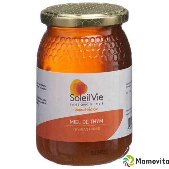 Soleil Vie Thymianhonig 100% Natürlich Flasche 500g buy online