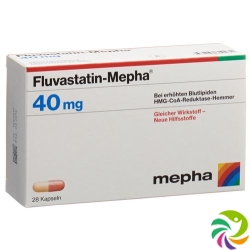 Fluvastatin Mepha Kapseln 40mg 28 Stück