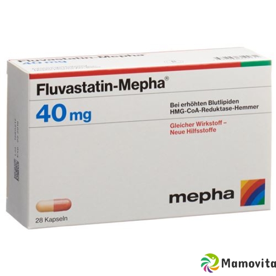 Fluvastatin Mepha Kapseln 40mg 28 Stück buy online