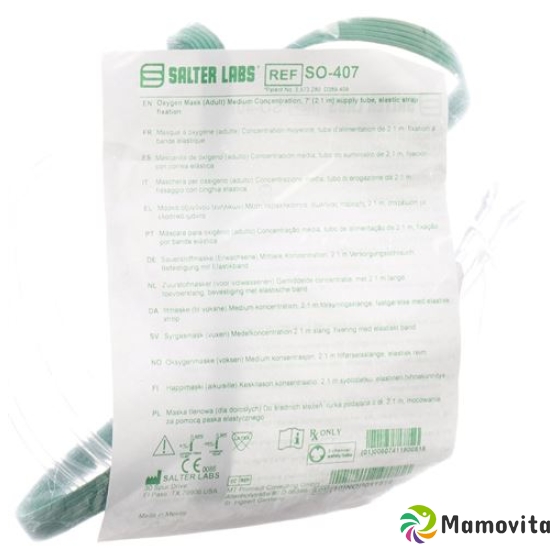 Salter Labs oxygen mask + hose 2.1m buy online