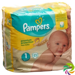 Pampers Prem Prot Grösse 1 2-5kg Nb Tragepack 23 Stück