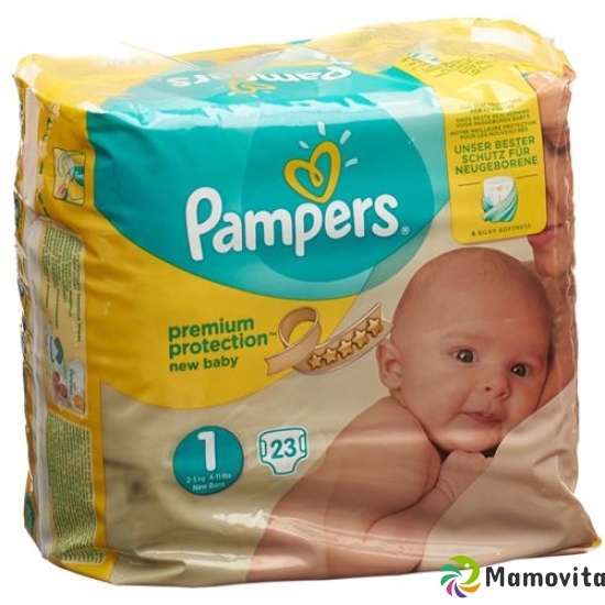 Pampers Prem Prot Grösse 1 2-5kg Nb Tragepack 23 Stück buy online