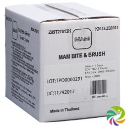 Mam Bite & Brush 3+m Ass 6 Stück