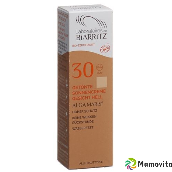 Biarritz Getönte Gesichtscreme LSF 30 Hell 50ml buy online