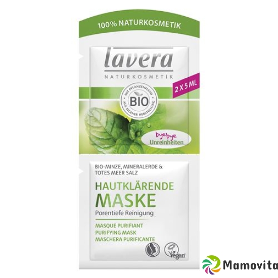 Lavera Hautkl Maske Minze Bye Bye Unrein 2x 5ml buy online