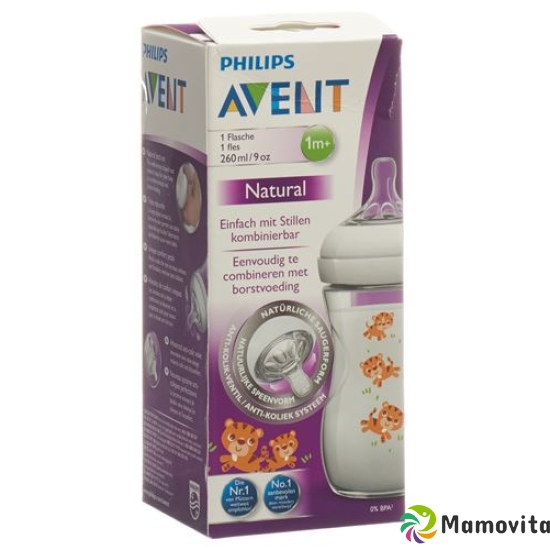 Avent Philips Natural Bottle 260ml Tiger buy online