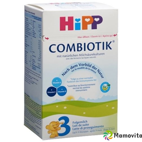 Hipp 3 Folgemilch Bio Combiotik 800g buy online