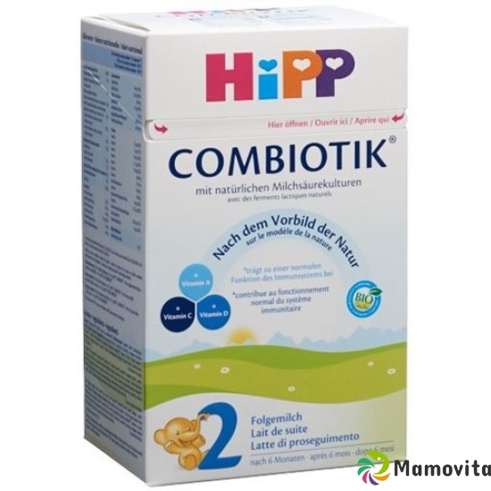 Hipp 2 Folgemilch Bio Combiotik 800g buy online