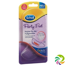 Scholl Party Feet Polster Fussgewoelbe 1 Paar