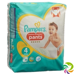 Pampers Prem Prot Pan Grösse 4 9-15kg Maxi Trag 19 Stück