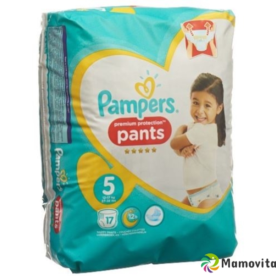 Pampers Prem Prot Pan Grösse 5 12-17kg Juni Trag 17 Stück buy online