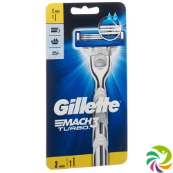 Gillette Mach3 Turbo razor with 2 blades M (new)