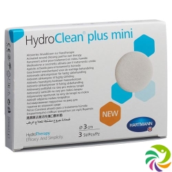 Hydroclean Plus 3cm Rund Mini 3 Stück