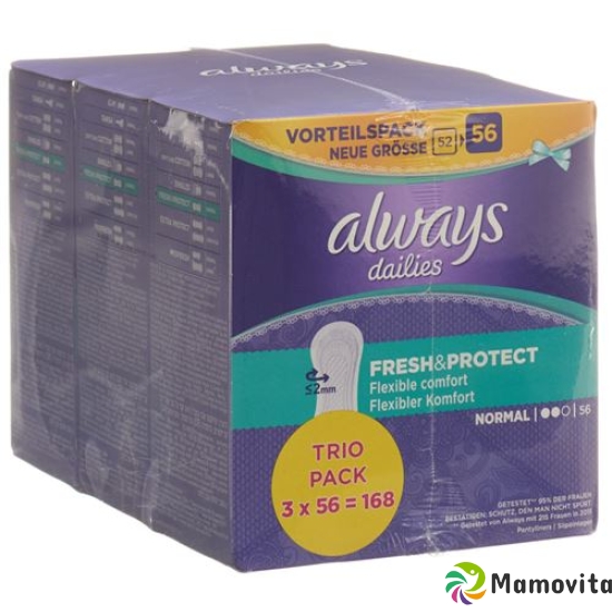 Always Slipeinlage Fresh&pro Nor Trio V 3x 56 Stück buy online