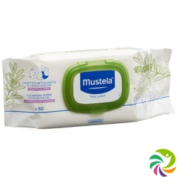 Mustela Reinigungstücher Olivenöl 50 Stück