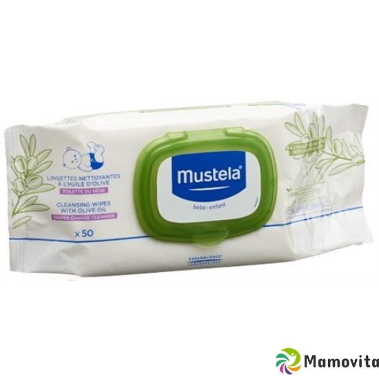 Mustela Reinigungstücher Olivenöl 50 Stück buy online