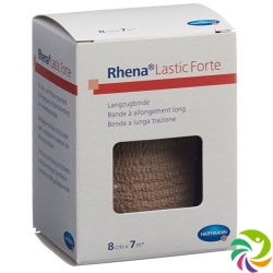 Rhena Lastic Forte 8cmx7m Hautfarbig