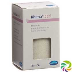 Rhena Ideal Elastic Bandage 8cmx5m White