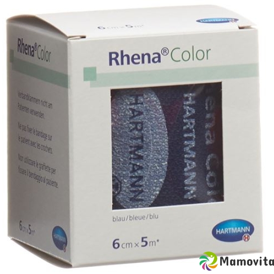 Rhena Color Elastic Bandages 6cmx5m Blue buy online