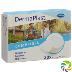 Dermaplast Compress Gel 5x7.5cm 20 Pieces