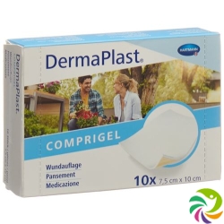 Dermaplast Compress Gel 7.5x10cm 10 Pieces